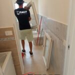 Fornitura e posa in opera di nuovi infissi in PVC profilo bicolore con doppio vetro Vernazza Sp